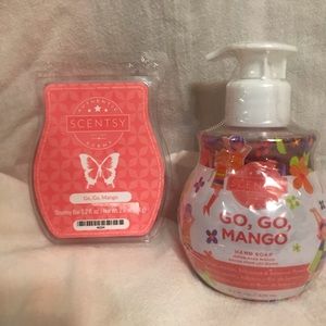 Scentsy hand soap and Scentsy bar - Go Go Mango